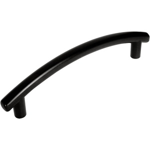 image:imageCosmas 299296FB Contemporary Arch Flat Black Bar Cabinet Hardware Handle Pull  334 Inch 96mm Hole Centers