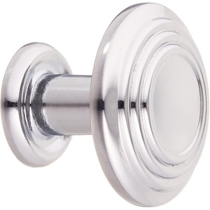image:imageCosmas 4122CH Polished Chrome 3 Ring Cabinet Hardware Round Knob  114 Diameter