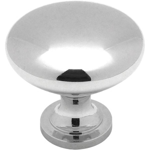 image:imageCosmas 5 Pack 5305CH Polished Chrome Traditional Round Solid Cabinet Hardware Knob  114 Diameter