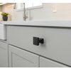 image:imageCosmas 10 Pack 1480FB Flat Black Contemporary Square Cabinet Hardware Knob  1 Square25
