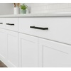 image:imageCosmas 25 Pack 14777128FB Flat Black Modern Cabinet Hardware Handle Pull  5 Inch 128mm Hole Centers