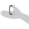 image:imageCosmas 4389FB Flat Black Modern Cabinet Hardware Handle Pull  3 Inch 76mm Hole Centers
