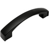 image:image25 Pack  Cosmas 61696FB Flat Black Modern Cabinet Hardware Arch Handle Pull  334 Inch 96mm Hole Centers