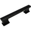 image:imageCosmas 10 Pack 7024FB Flat Black Contemporary Cabinet Hardware Handle Pull  4 Inch 102mm Hole Centers