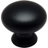image:imageCosmas 25 Pack 4950FB Flat Black Mushroom Cabinet Knob  114 32mm Matte Black Round Kitchen Drawer Knobs