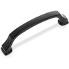 image:imageCosmas 5 Pack 148996FB Flat Black Modern Cabinet Hardware Handle Pull  334 Inch 96mm Hole Centers