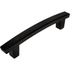 image:imageCosmas 5238FB Flat Black Contemporary Cabinet Hardware Handle Pull  4 Inch 102mm Hole Centers