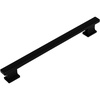 image:imageCosmas 702192FB Flat Black Contemporary Cabinet Hardware Handle Pull  712 Inch 192mm Hole Centers