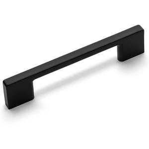 image:imageCosmas 10 Pack 1124496FB Flat Black Modern Cabinet Hardware Handle Pull  334 Inch 96mm Hole Centers