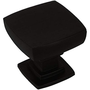 image:imageCosmas 25 Pack 5232FB Flat Black Contemporary Square Cabinet Knob