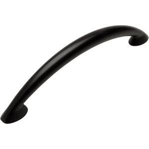 image:imageCosmas 5 Pack 32396FB Flat Black Modern Cabinet Hardware Arch Handle Pull  334 Inch 96mm Hole Centers