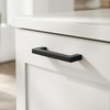 image:imageCosmas 25 Pack 147773FB Flat Black Modern Cabinet Hardware Handle Pull  3 Inch 76mm Hole Centers