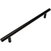 image:image10 Pack  Cosmas 305192FB Flat Black Cabinet Hardware Euro Style Bar Handle Pull  712 Inch 192mm Hole Centers 10 Overall Length