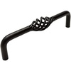 image:image10 Pack  Cosmas 9992128FB Flat Black Birdcage Cabinet Hardware Handle Pull  5 128mm Hole Centers10 Pack