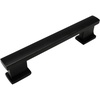 image:image25 Pack  Cosmas 7024FB Flat Black Contemporary Cabinet Hardware Handle Pull  4 Inch 102mm Hole Centers