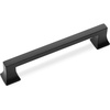 image:imageCosmas 10 Pack 10556128FB Flat Black Cabinet Handle Pull Hardware  5 Inch 128mm Hole Centers