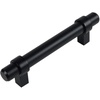image:imageCosmas 10 Pack 16135FB Flat Black Contemporary Bar Cabinet Handle Pull  312 Inch 89mm Hole Centers