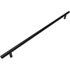image:imageCosmas 10 Pack 404320FB Flat Black Solid Steel Construction 38 Inch Slim Line Euro Style Cabinet Hardware Bar Pull  1258 Inch 320mm Hole Centers