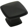 image:imageCosmas 10 Pack 4391FB Flat Black Modern Cabinet Hardware Knob  114 Inch Square10