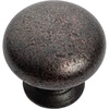 image:imageCosmas 10 Pack 4950HB Hammered Bronze Cabinet Hardware Round Mushroom Knob  114 Diameter