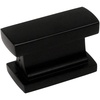 image:imageCosmas 10 Pack 701FB Flat Black Contemporary Cabinet Hardware Knob  1716 Length