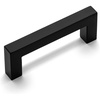 image:imageCosmas 25 Pack 1477764FB Flat Black Modern Cabinet Hardware Handle Pull  212 Inch 64mm Hole Centers