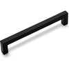 image:imageCosmas 5 Pack 14777128FB Flat Black Modern Cabinet Hardware Handle Pull  5 Inch 128mm Hole Centers