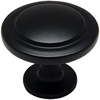 image:imageCosmas 5 Pack 5560FB Flat Black Cabinet Hardware Round Knob  114 Diameter