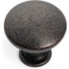 image:imageCosmas 5305HB Hammered Bronze Traditional Round Solid Cabinet Hardware Knob  114 Diameter