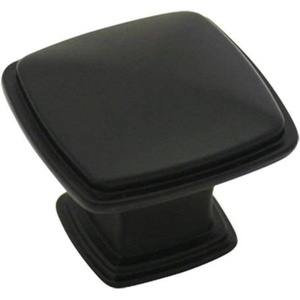 image:imageCosmas 10 Pack 4391FB Flat Black Modern Cabinet Hardware Knob  114 Inch Square10