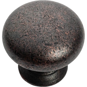 image:imageCosmas 4950HB Hammered Bronze Cabinet Hardware Round Mushroom Knob  114 Diameter