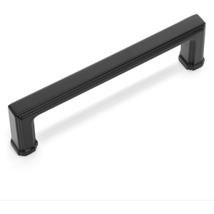 image:imageCosmas 5 Pack 194196FB Flat Black Modern Cabinet Hardware Handle Pull  334 Inch 96mm Hole Centers