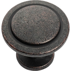image:imageCosmas 5560HB Hammered Bronze Cabinet Hardware Round Knob  114 Diameter