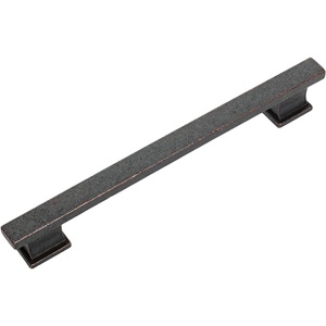 image:imageCosmas 702160HB Hammered Bronze Contemporary Cabinet Hardware Handle Pull  6516 Inch 160mm Hole Centers