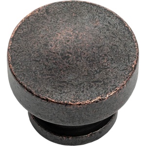 image:imageCosmas 704HB Hammered Bronze Round Contemporary Cabinet Hardware Knob  114 Diameter