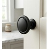 image:imageCosmas 10 Pack 5560FB Flat Black Cabinet Hardware Round Knob  114 Diameter10