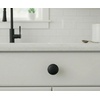 image:imageCosmas 25 Pack 9985FB Flat Black Round Cabinet Hardware Knob  118 Diameter