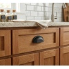 image:imageCosmas 5 Pack 4310FB Flat Black Cabinet Hardware Bin Cup Drawer Handle Pull  3 Inch 76mm Hole Centers