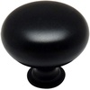 image:imageCosmas 5 Pack 6542FB Flat Black Round Cabinet Hardware Knob with Backplate  114 Diameter