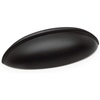 image:image10 Pack  Cosmas 1399FB Flat Black Cabinet Hardware Bin Cup Drawer Handle Pull  212 Inch 64mm Hole Centers