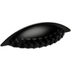 image:image10 Pack  Cosmas 7067FB Flat Black Braided Cabinet Hardware Bin Cup Drawer Handle Pull  3 Inch 76mm Hole Centers