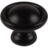 image:image10 Pack  Cosmas 9501FB Flat Black Cabinet Hardware Round Knob  114 Diameter