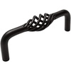 image:image10 Pack  Cosmas 999296FB Flat Black Birdcage Cabinet Hardware Handle Pull  334 96mm Hole CentersHandle Pull