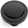 image:image25 Pack  Cosmas 8101FB Flat Black Cabinet Hardware Round Knob  1516 Diameter