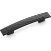 image:imageCosmas 10 Pack 10557FB Flat Black Hammered Cabinet Handle Pull Hardware  3 Inch 76mm amp 334 Inch 96mm Hole Centers