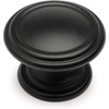 image:imageCosmas 10 Pack 1426FB Flat Black Cabinet Hardware Round Knob  1516 Diameter