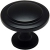 image:imageCosmas 10 Pack 5560FB Flat Black Cabinet Hardware Round Knob  114 Diameter10