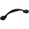 image:imageCosmas 10 Pack 6632FB Flat Black Cabinet Hardware Handle Pull  3 Inch 76mm Hole Centers