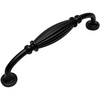 image:imageCosmas 10 Pack 7120FB Flat Black Country Style Cabinet Hardware Ribbed Handle Pull  5 Inch 128mm Hole Centers20
