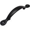 image:imageCosmas 10 Pack 7959FB Flat Black Cabinet Hardware Arched Handle Pull  3 Inch 76mm Hole Centers 534 Overall Length